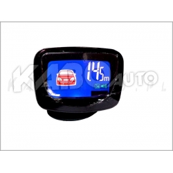 LCD sygnalizacja optyczna + dźwięk, Amio 4 CZARNE sensory