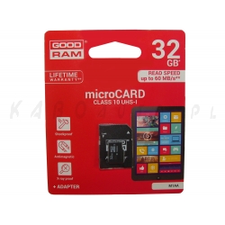 Karta pamięci 32GB microSD class10  UHS-I